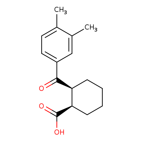 cis-2-(3,4-Dimethylbenzoyl)cyclohexane-1-carboxylic acid