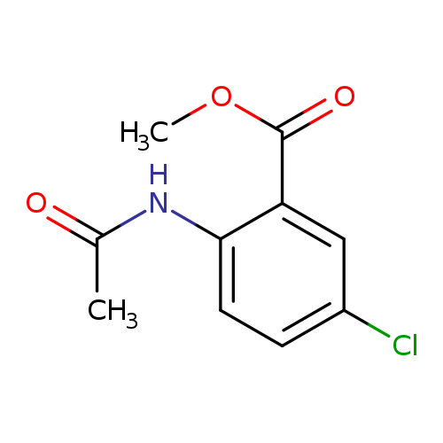Benzoic acid, 2-(acetylamino)-5-chloro-, methyl ester