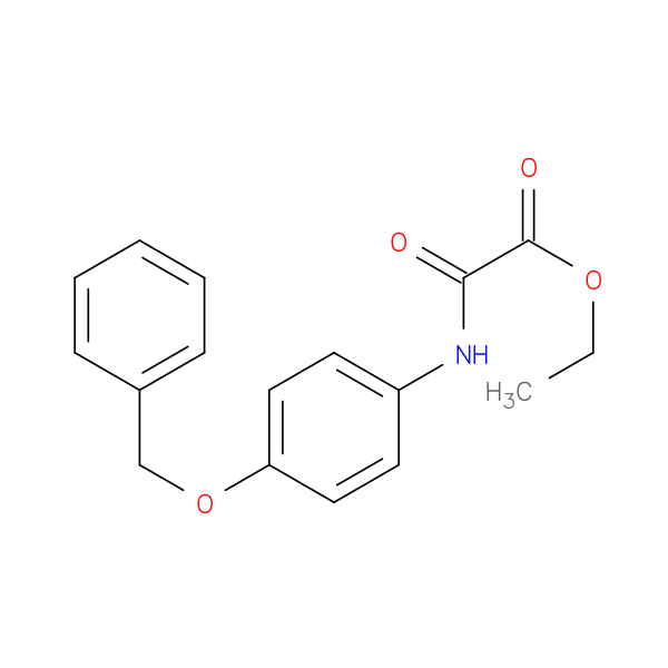 Acetic acid, oxo[[4-(phenylmethoxy)phenyl]amino]-, ethyl ester