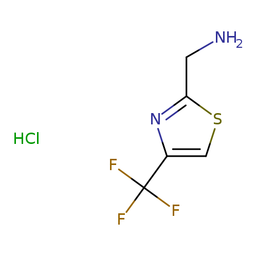 [4-(trifluoromethyl)-1,3-thiazol-2-yl]methanamine hydrochloride