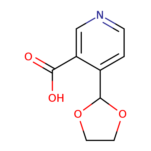 4-(1,3-dioxolan-2-yl)pyridine-3-carboxylic acid