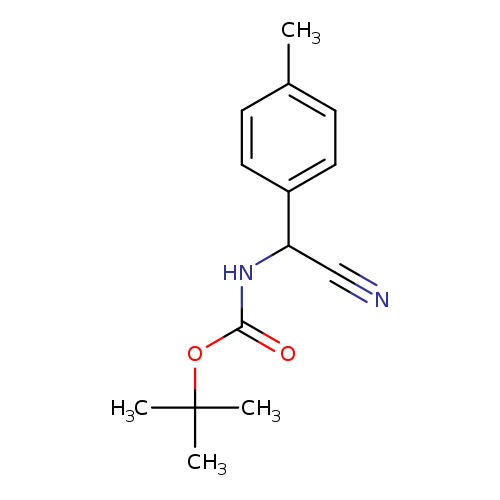 tert-butyl N-[cyano(4-methylphenyl)methyl]carbamate