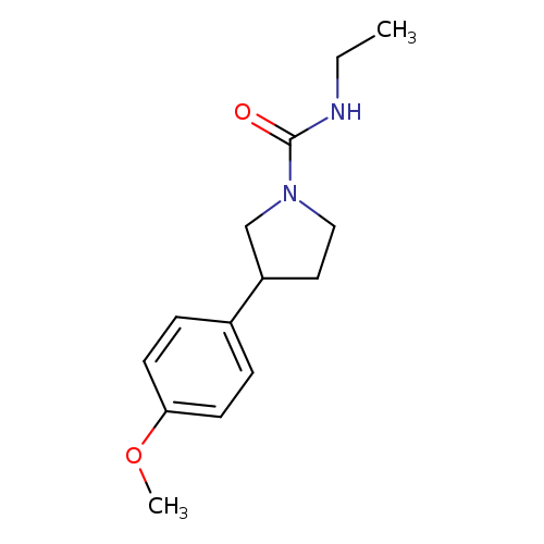 N-ethyl-3-(4-methoxyphenyl)pyrrolidine-1-carboxamide