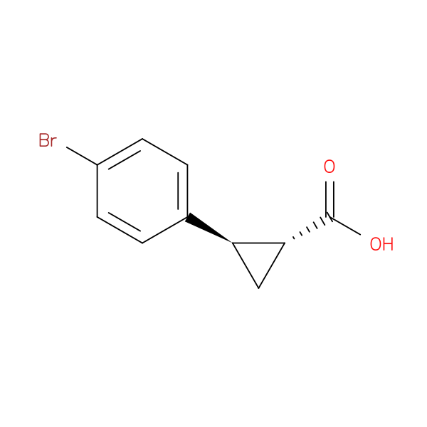 rel-(1R,2R)-2-(4-Bromophenyl)cyclopropanecarboxylic acid
