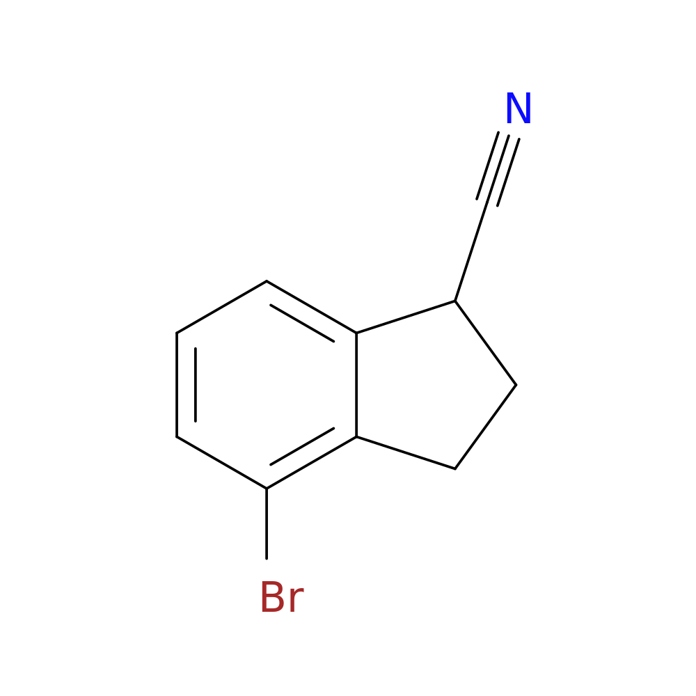 4-bromo-2,3-dihydro-1H-indene-1-carbonitrile