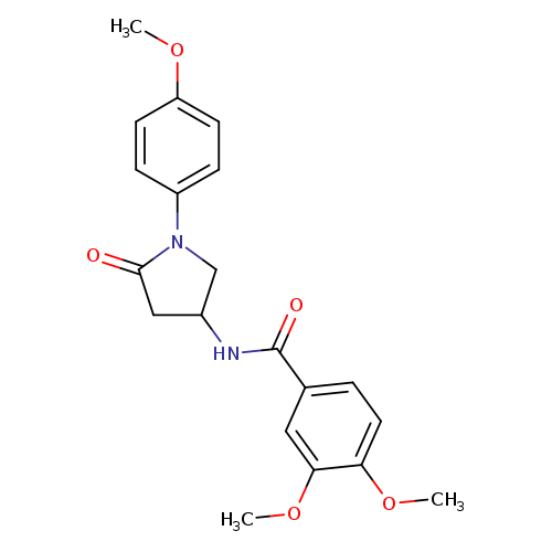 3,4-dimethoxy-N-[1-(4-methoxyphenyl)-5-oxopyrrolidin-3-yl]benzamide