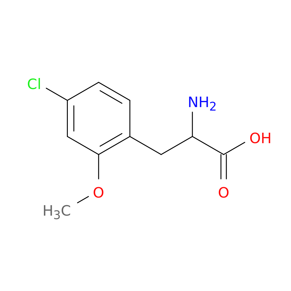 2-amino-3-(4-chloro-2-methoxyphenyl)propanoic acid