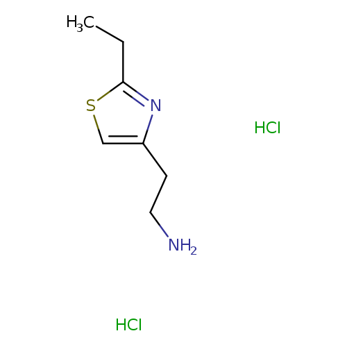 [2-(2-Ethyl-1,3-thiazol-4-yl)ethyl]amine dihydrochloride