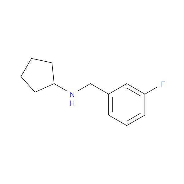 N-[(3-Fluorophenyl)methyl]cyclopentanamine