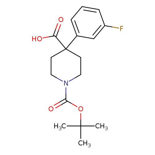 1-(tert-Butoxycarbonyl)-4-(3-fluorophenyl)piperidine-4-carboxylic acid