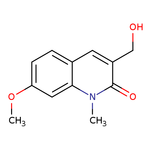 3-(Hydroxymethyl)-7-methoxy-1-methylquinolin-2(1h)-one