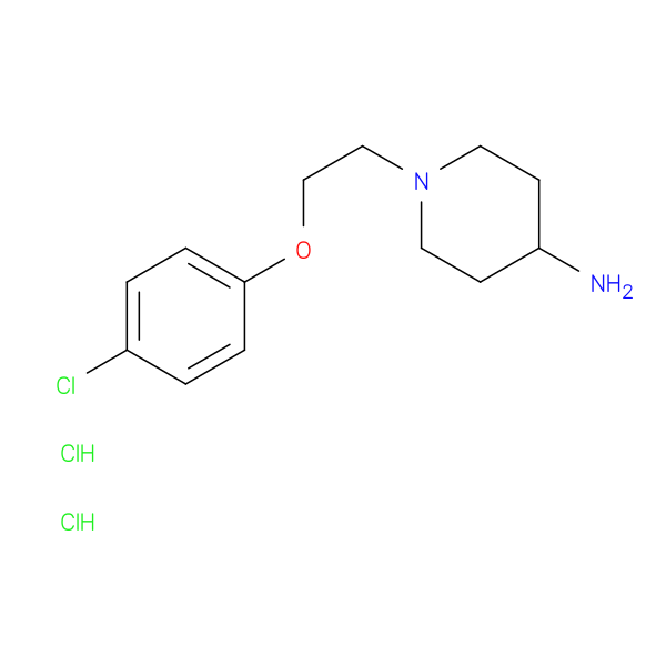 1-[2-(4-chlorophenoxy)ethyl]piperidin-4-amine dihydrochloride