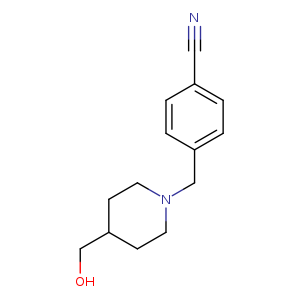 Benzonitrile, 4-[[4-(hydroxymethyl)-1-piperidinyl]methyl]-