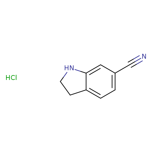 2,3-Dihydro-1H-indole-6-carbonitrile