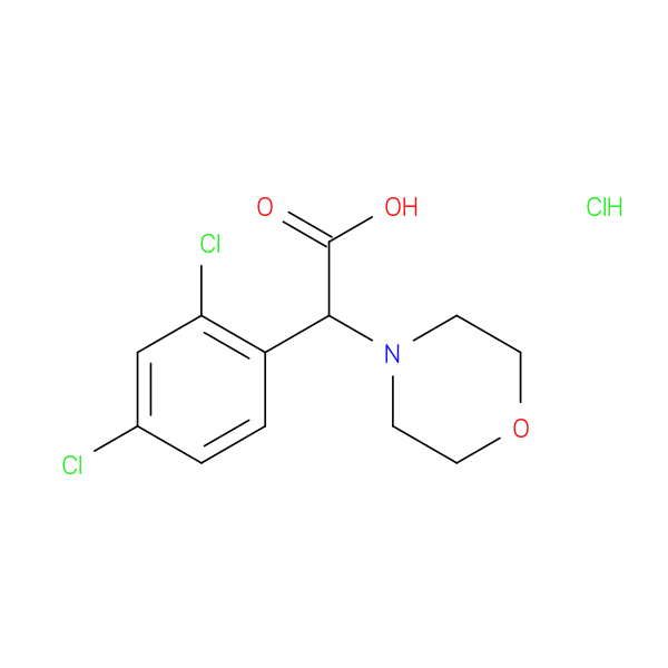 2-(2,4-dichlorophenyl)-2-(morpholin-4-yl)acetic acid hydrochloride