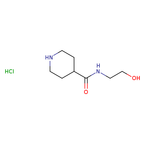 N-(2-Hydroxyethyl)piperidine-4-carboxamide hydrochloride