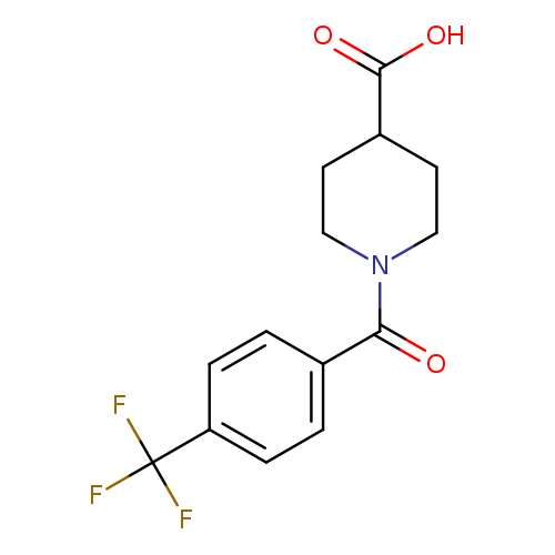 1-[[4-(Trifluoromethyl)phenyl]carbonyl]-4-piperidinecarboxylic acid