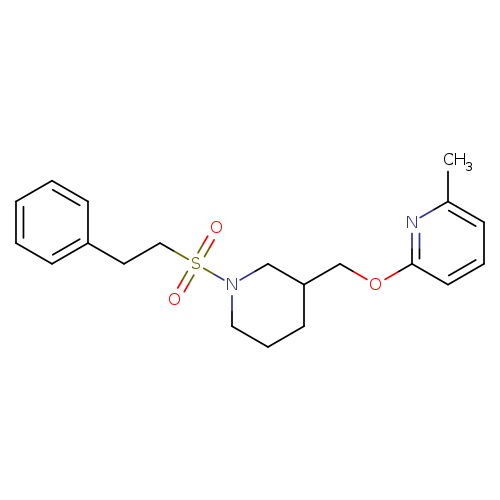 2-methyl-6-{[1-(2-phenylethanesulfonyl)piperidin-3-yl]methoxy}pyridine