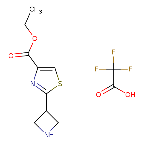 ethyl 2-(azetidin-3-yl)-1,3-thiazole-4-carboxylate trifluoroacetic acid