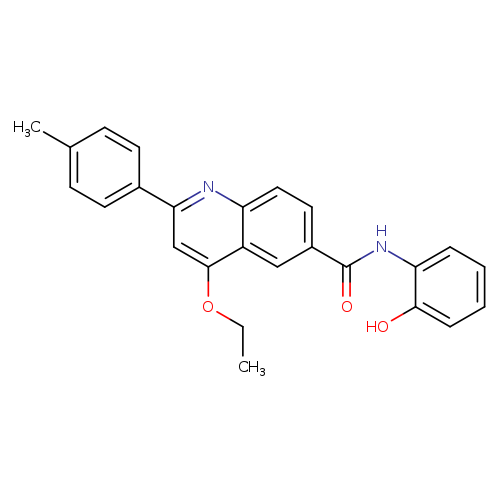 4-ethoxy-N-(2-hydroxyphenyl)-2-(4-methylphenyl)quinoline-6-carboxamide