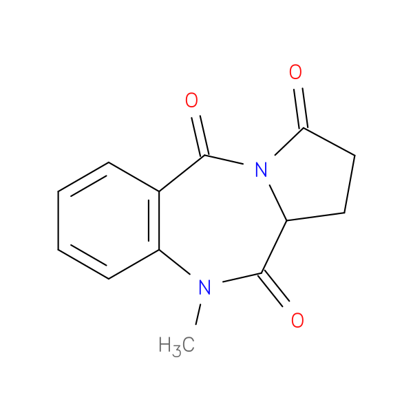10-Methyl-1h-pyrrolo[2,1-c][1,4]benzodiazepine-3,5,11(2h,10h,11ah)-trione