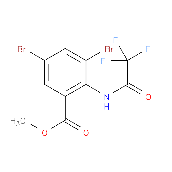 Methyl 3,5-dibromo-2-(trifluoroacetamido)benzoate