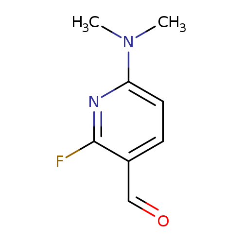 3-Pyridinecarboxaldehyde, 6-(dimethylamino)-2-fluoro-