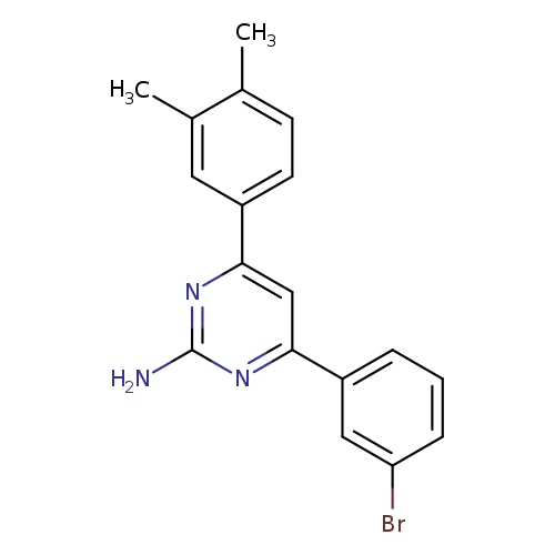 4-(3-bromophenyl)-6-(3,4-dimethylphenyl)pyrimidin-2-amine