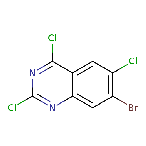7-BROMO-2,4,6-TRICHLOROQUINAZOLINE