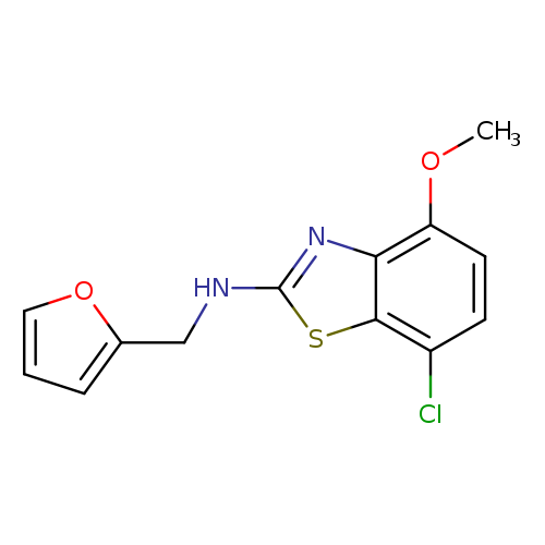 7-Chloro-n-(2-furylmethyl)-4-methoxy-1,3-benzothiazol-2-amine