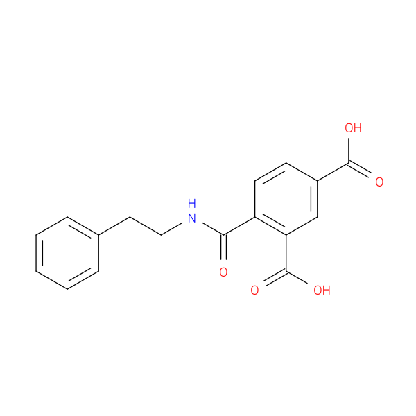 4-{[(2-phenylethyl)amino]carbonyl}isophthalic acid
