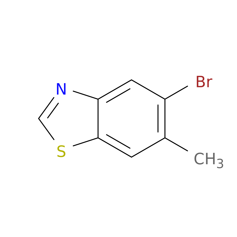 5-bromo-6-methyl-1,3-benzothiazole