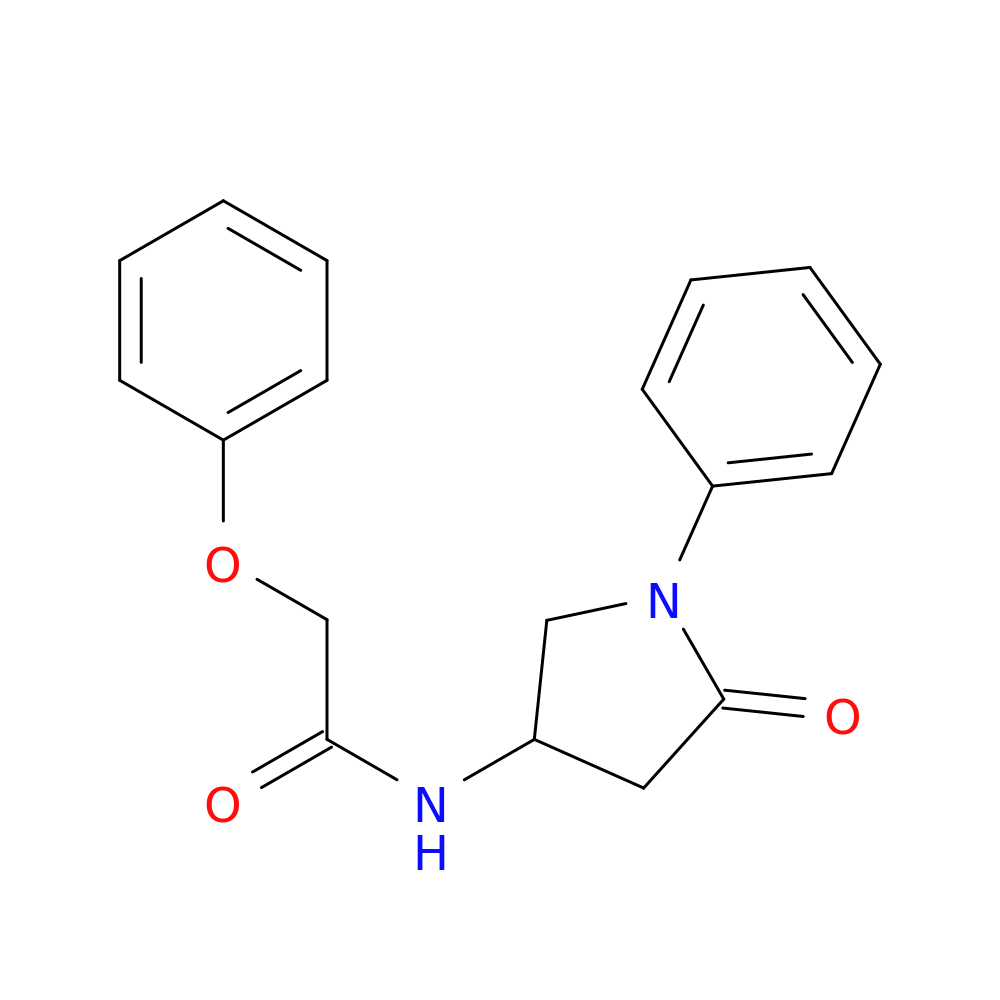 N-(5-oxo-1-phenylpyrrolidin-3-yl)-2-phenoxyacetamide