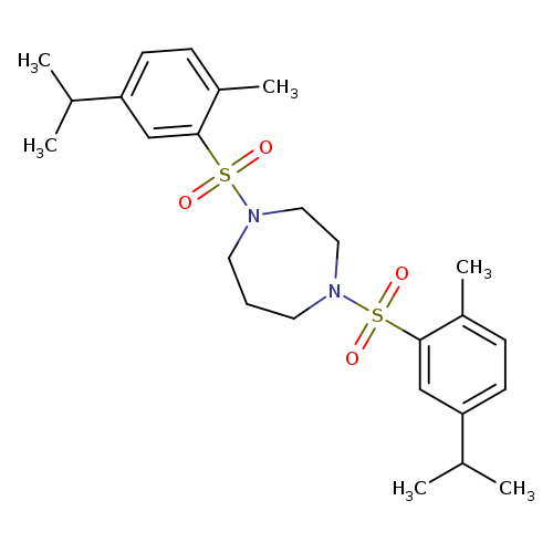1,4-bis[2-methyl-5-(propan-2-yl)benzenesulfonyl]-1,4-diazepane