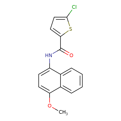 5-chloro-N-(4-methoxynaphthalen-1-yl)thiophene-2-carboxamide