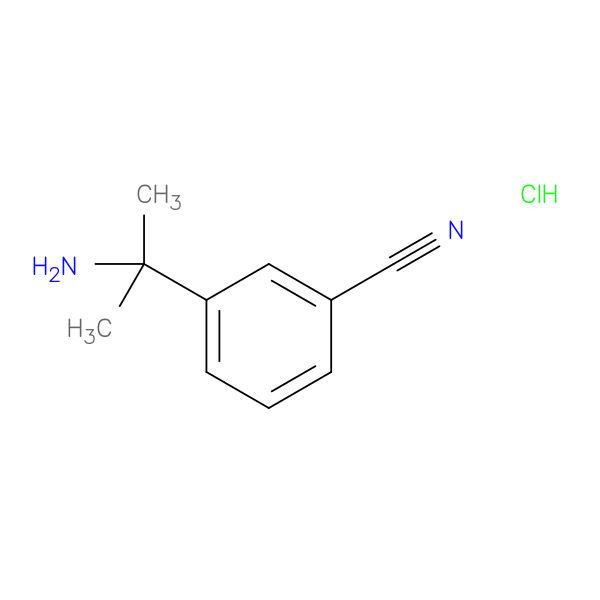 3-(2-aminopropan-2-yl)benzonitrile hydrochloride