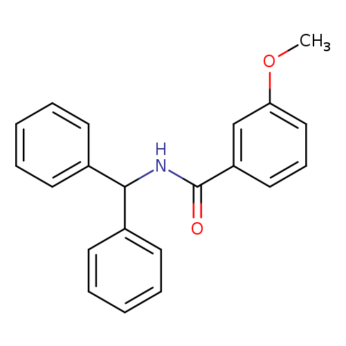 N-benzhydryl-3-methoxybenzamide