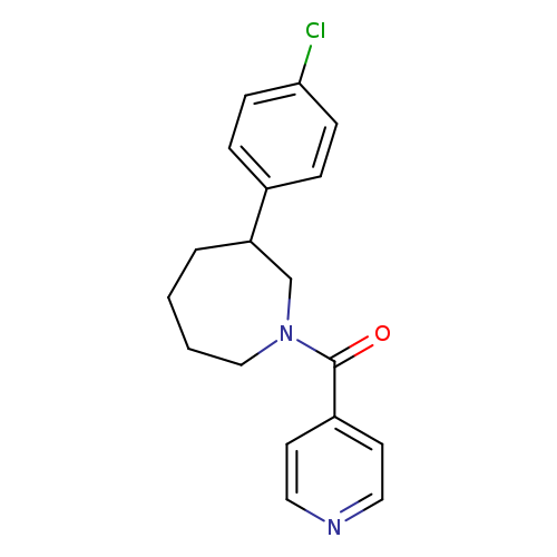 3-(4-chlorophenyl)-1-(pyridine-4-carbonyl)azepane