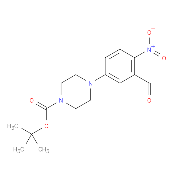 tert-butyl 4-(3-formyl-4-nitrophenyl)piperazine-1-carboxylate