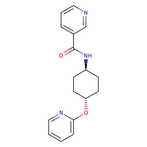 N-[(1r,4r)-4-(pyridin-2-yloxy)cyclohexyl]pyridine-3-carboxamide