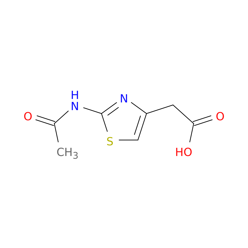 (2-acetamido-1,3-thiazol-4-yl)acetic acid