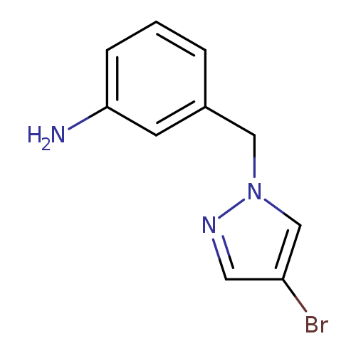 3-[(4-bromo-1H-pyrazol-1-yl)methyl]aniline hydrochloride