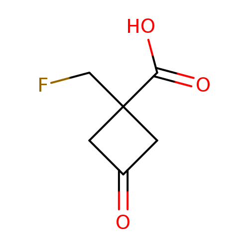 1-(fluoromethyl)-3-oxocyclobutane-1-carboxylicacid