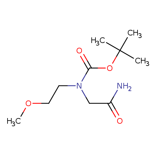 tert-butyl N-(carbamoylmethyl)-N-(2-methoxyethyl)carbamate
