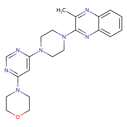 2-methyl-3-{4-[6-(morpholin-4-yl)pyrimidin-4-yl]piperazin-1-yl}quinoxaline