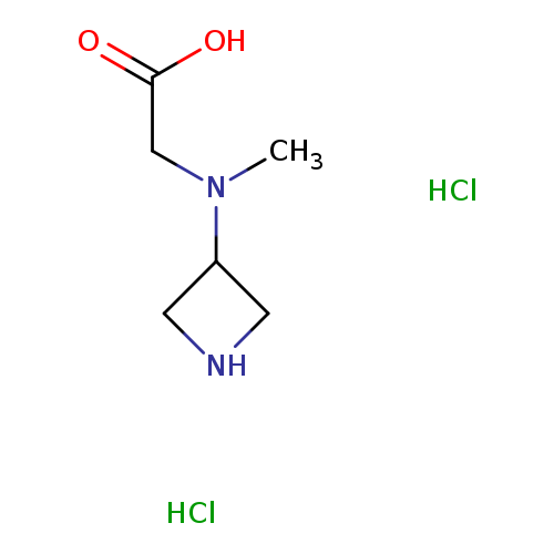 2-[(azetidin-3-yl)(methyl)amino]acetic acid dihydrochloride
