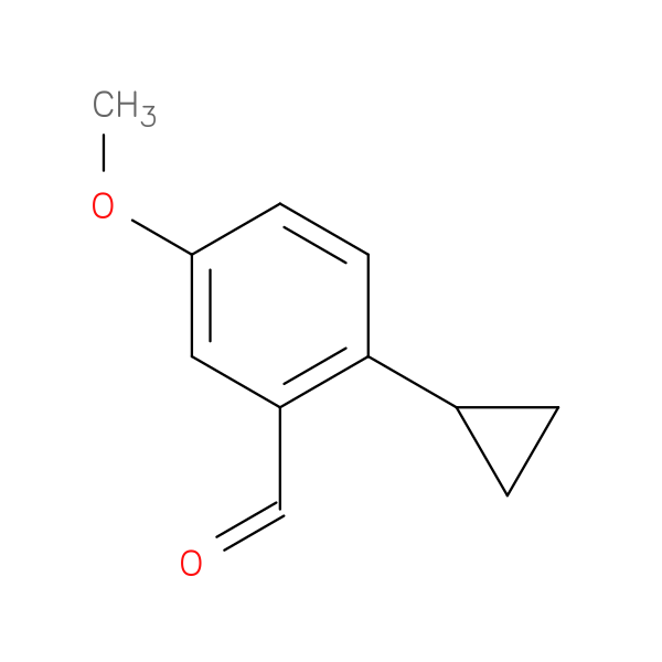 2-cyclopropyl-5-methoxybenzaldehyde