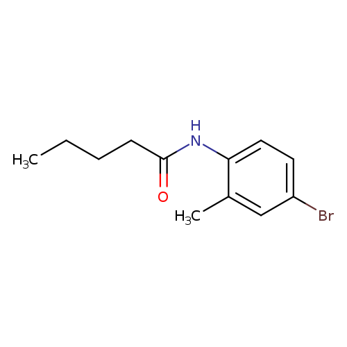 N-(4-bromo-2-methylphenyl)pentanamide