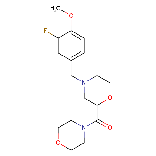4-[(3-fluoro-4-methoxyphenyl)methyl]-2-(morpholine-4-carbonyl)morpholine