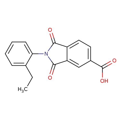2-(2-ethylphenyl)-1,3-dioxoisoindoline-5-carboxylic acid